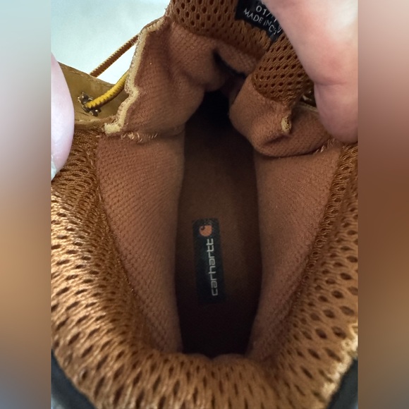 Carhartt Men's Discontinued Waterproof Tan Work Boots NWOT - Picture 8 of 9